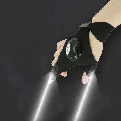 Hands-Free LED Gloves for Night Work