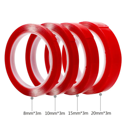 Transparent Double-Sided Tape, Waterproof & Heat Resistant